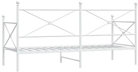 Cama de Dia sem Colchão 75x190 cm aço branco