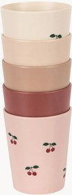 Canecas para crianças Cherry, conjunto de 5