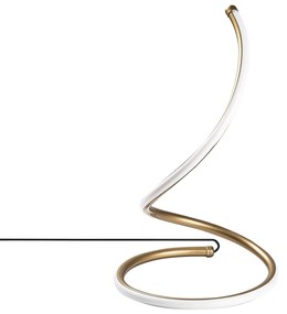 Candeeiro de Mesa Yay – Dourado – Diâmetro: 25 cm Altura: 40 cm