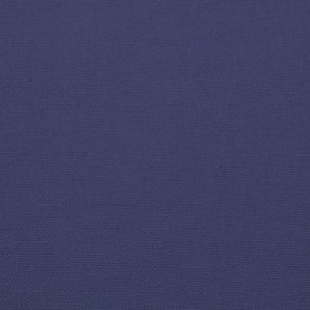 Almofadões para sofá de paletes 3 pcs tecido azul-marinho