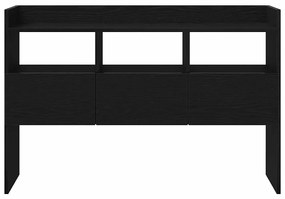 Sideboard vidaXL Preto Carvalho 105x30x70 cm Madeira de Engenharia