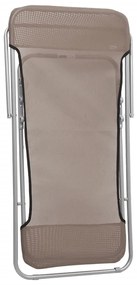 Cadeiras praia dobráveis 2pcs textilene/aço revest. pó castanho