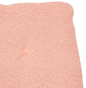 Poltrona Relaxante Rosa em Tecido Estilo Lã
