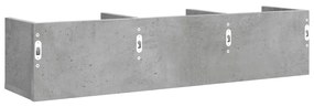 Armário parede 75x18x16,5 cm derivados madeira cinzento cimento