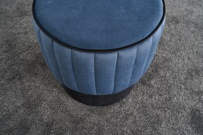 Pouffe Rose – Azul – 40x40x40 cm