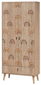 Roupeiro City – Multicolor – 80 cm x 190 cm x 45 cm
