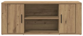 Armário de TV vidaXL Carvalho Artisan 100x35x40 cm Madeira engenheirad
