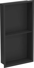 Mexen X-Wall-R prateleira embutida com flange e prateleira 60 x 30 cm, preta - 1970603010S