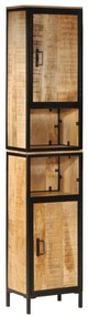 Armário p/ casa de banho 40x27x180 cm ferro e mangueira maciça