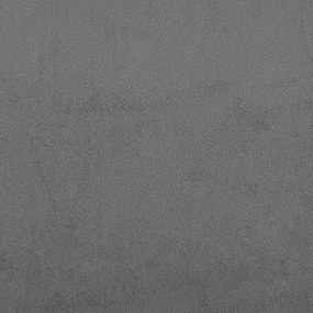 Sofá 2 lugares c/ almofadas 140 cm microfibra cinzento-escuro