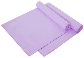 vidaXL Toalhas Esportivas 2 pcs Roxo 140 x 70 cm Poliéster e poliamida