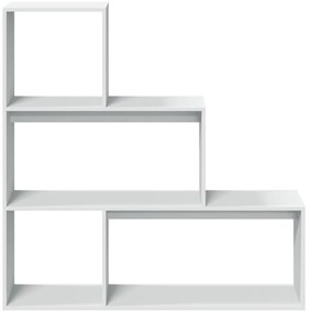 Estante divisória 3 níveis 123x29x123 derivados madeira branco