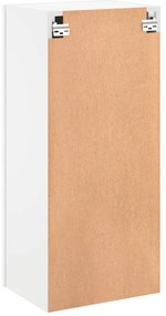 Móvel de parede p/ TV 40,5x30x90 cm derivados de madeira branco
