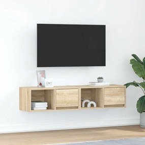 Móveis de TV 2pcs 60x31x25,5cm deriv. madeira carvalho sonoma