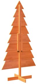 Árvore de Natal decorativa 150 cm pinho maciço castanho-mel