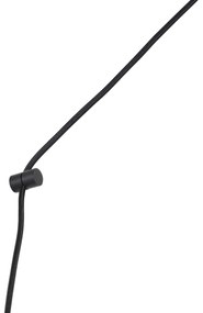 Candeeiro de suspensão design preto com ficha - Cavalux