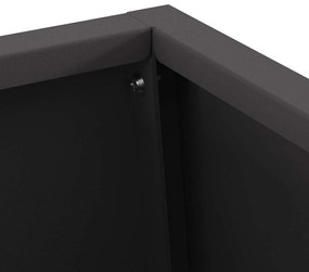 Fogo de Vila XL Preto 50x35x100 cm Aço