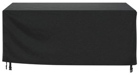 Capa p/ mobiliário jardim 172x113x73 cm impermeável 420D preto
