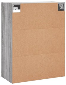 Móveis de parede 2 pcs derivados de madeira cinzento sonoma