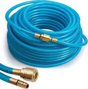 Conjunto de 2 mangueiras de ar comprimido de 30 m cada Azul