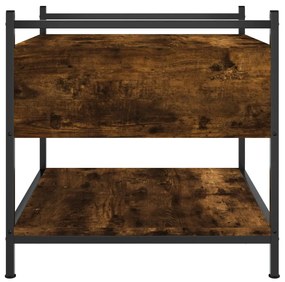 Mesa de centro 50x50x50 cm derivados de madeira carvalho fumado