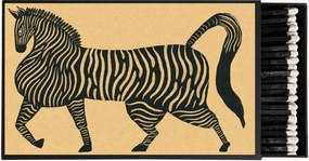 Caixa de fósforos de design Zebra
