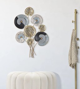 PAINEL DE PAREDE DE FERRO GLOTH -C- CM 70X5,5X102 MULTICOLOR