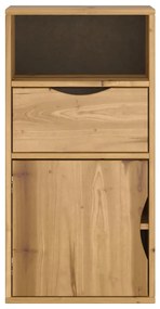 Armário lateral gaveta ODDA 40x24x79 cm pinho de madeira maciça