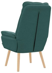 Poltrona Relaxante Verde Escura Tecido