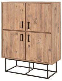 Armário Multiusos Quantum – Pinho Atlântico – 93x115x36 cm