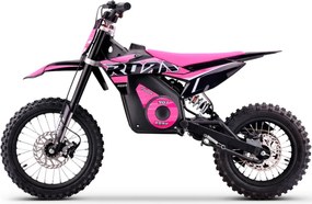 Mini moto elétrica para crianças velocidade até 50 km/h C/Limitador 907 2000W 48V 13Ah Litio Rosa