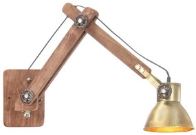 Candeeiro de parede redondo estilo industrial E27 bronze