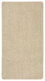 vidaXL Tapete shaggy 80x150 cm antiderrapante cor creme