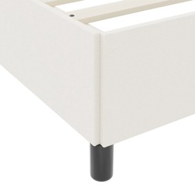 Cama vidaXL Creme 90x200 cm em Tecido Corduroy