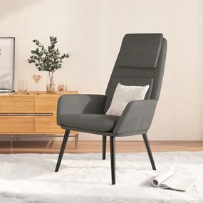 vidaXL Cadeira de descanso tecido cinzento-claro