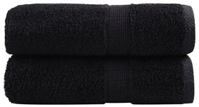 Toalhas de mãos premium SOLUND 2 pcs 30x30 cm 600 g/m2 preto
