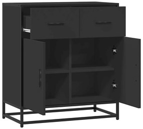 Aparador 68x35x76 cm derivados de madeira preto