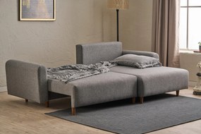 Sofá-Cama de Canto Mane – Cinzento – 246 x 85 x 160 cm