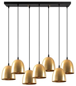 Candeeiro de Teto Tattoo – Dourado – 85 x 35 cm
