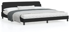 vidaXL Estrutura de cama sem colchão 200x200 cm veludo preto