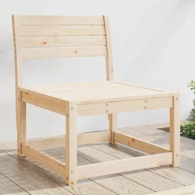 vidaXL Sofá para jardim madeira de pinho maciça