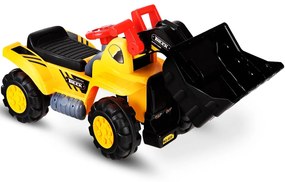 Andarilho Trator Escavadora Brinquedo Infantil com Rodas Volante 84 x 45 x 30 cm