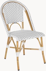 Cadeiras de jantar de jardim empilháveis Salcha, conjunto de 2