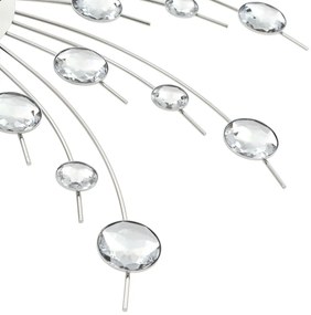 Relógio de parede com mecanismo quartzo design moderno 50 cm