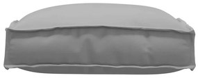Almofadas de palete para assento, 6 pcs, cinza, 40x40x8 cm, tecido Oxf