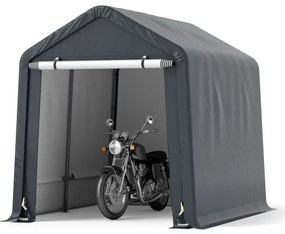 Conjunto de jantar de pátio de 3 peças com 2 cadeiras de vime empilháveis de tamanhos variados e mesa - Natural