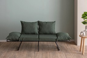Sofá-Cama de 2 Lugares Viper – Verde – 150 cm x 78 cm x 60 cm