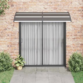 Toldo de porta 240x100 cm PC preto