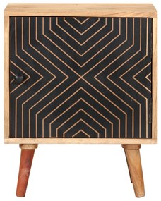 Mesa de cabeceira 40x30x50 cm madeira de acácia maciça
