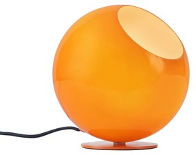 Candeeiro de Mesa Retro Laranja com Vidro - Mabel Retro